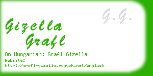 gizella grafl business card